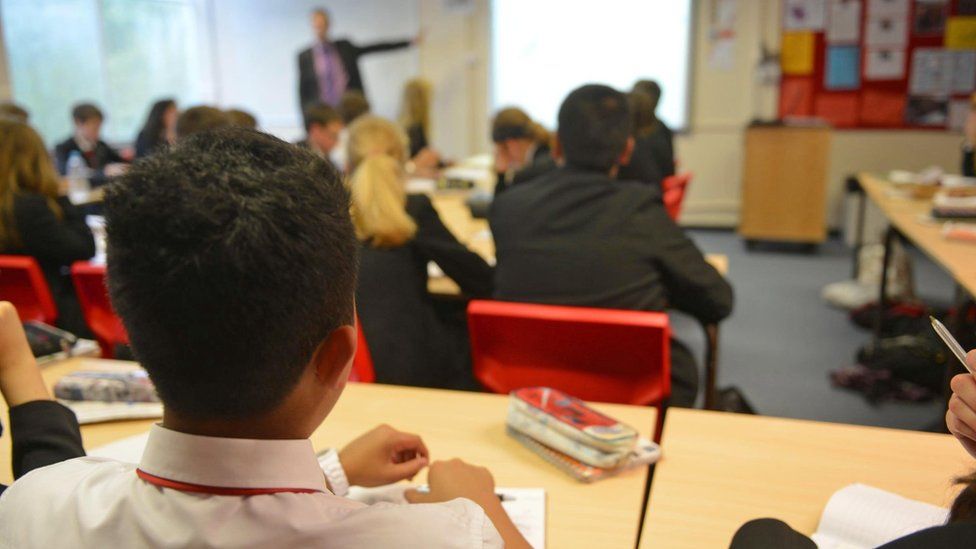 Pupils in a classroom