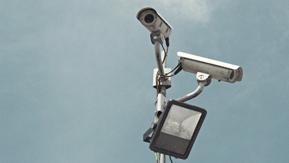 A stock image of CCTV cameras
