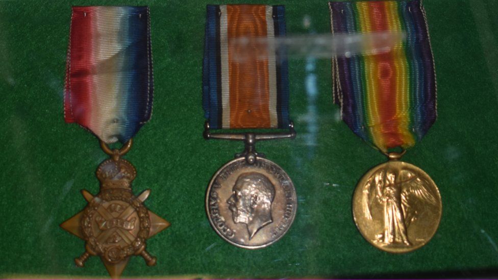 Joseph Heathcote's war medals