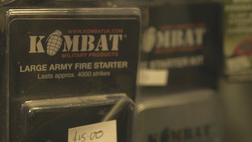Army fire starter kit