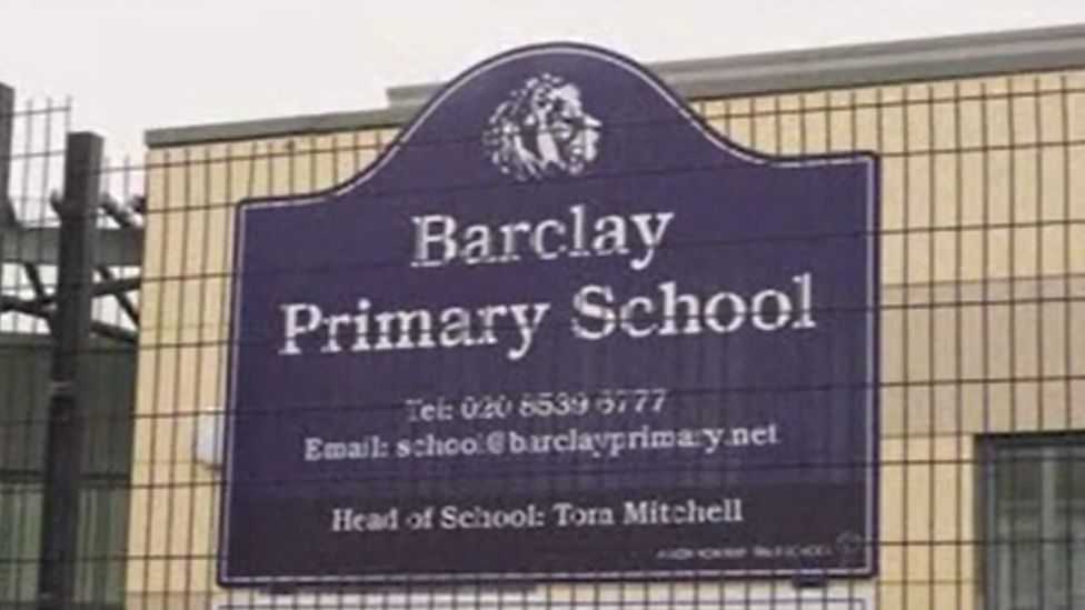 School sign