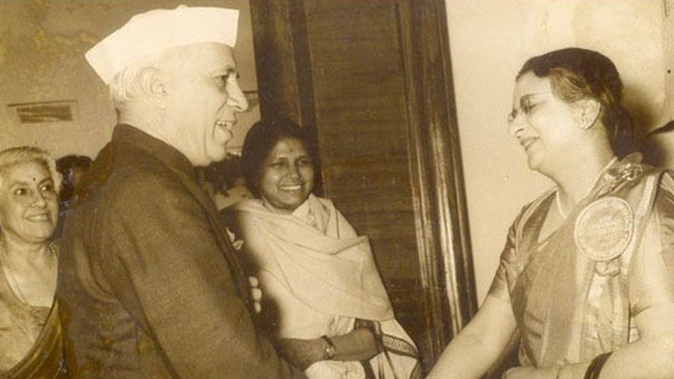 Nehru with Wadia