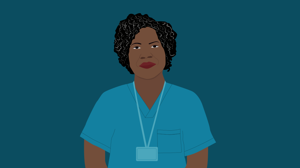 Illustration of Merlande, a nurse
