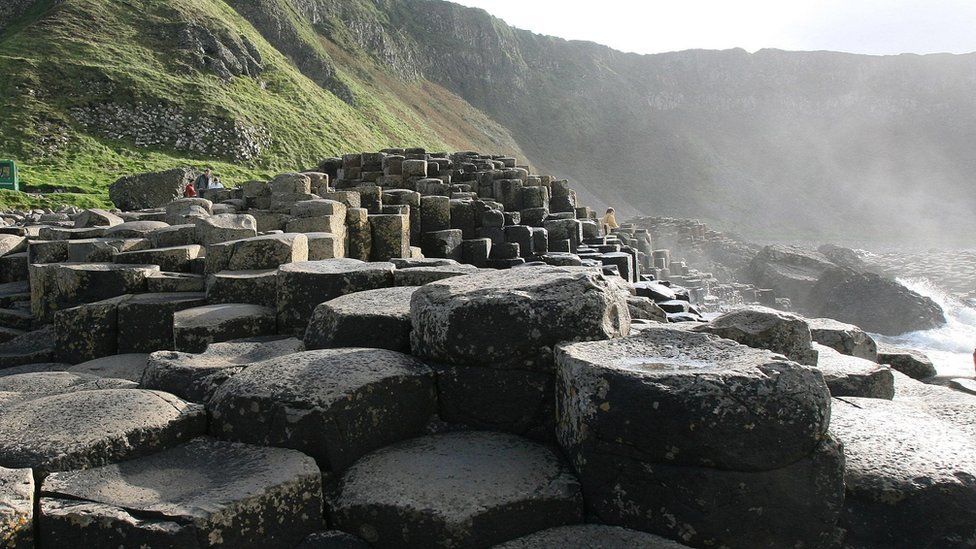 The Giant's Causeway in Northern Ireland