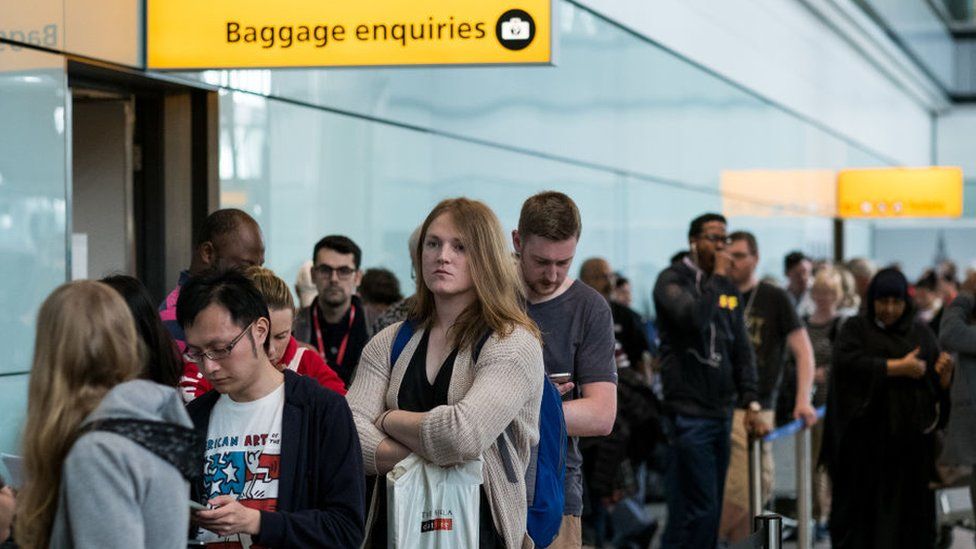 Airport queues