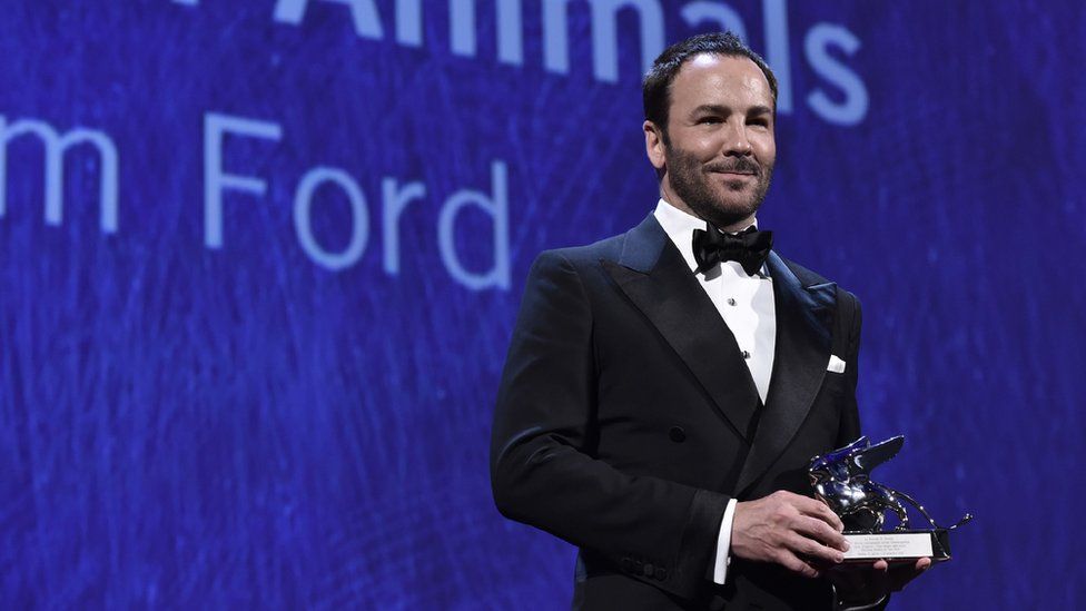 Director Tom Ford receives the Grand Jury Prize for the movie Nocturnal Animals