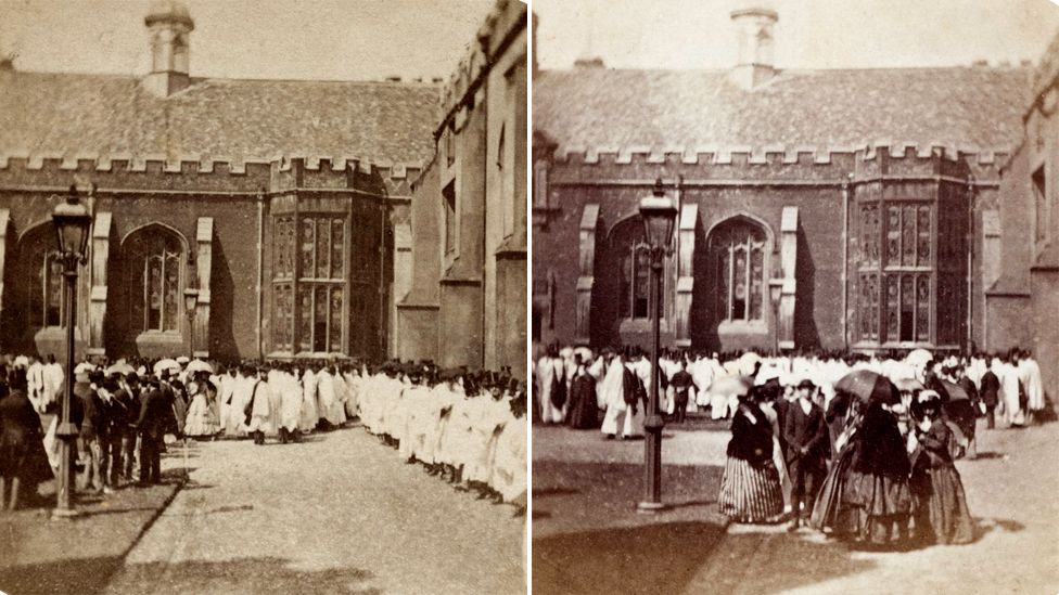 The consecration of the new chapel, 12 May 1869