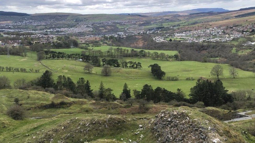 Proposed site for water treatment works in Merthyr Tydfil