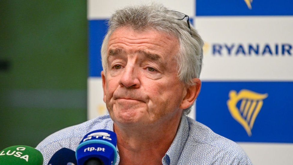 Ryanair chief executive Michael O'Leary