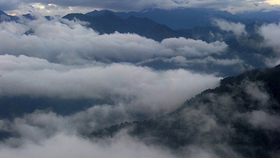 Aerial shot of the Rio Platano Biosphere Reserve