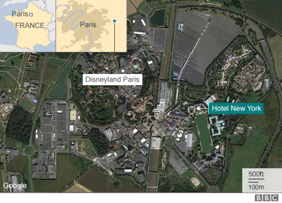 Disneyland Paris Man arrested carrying two guns BBC News