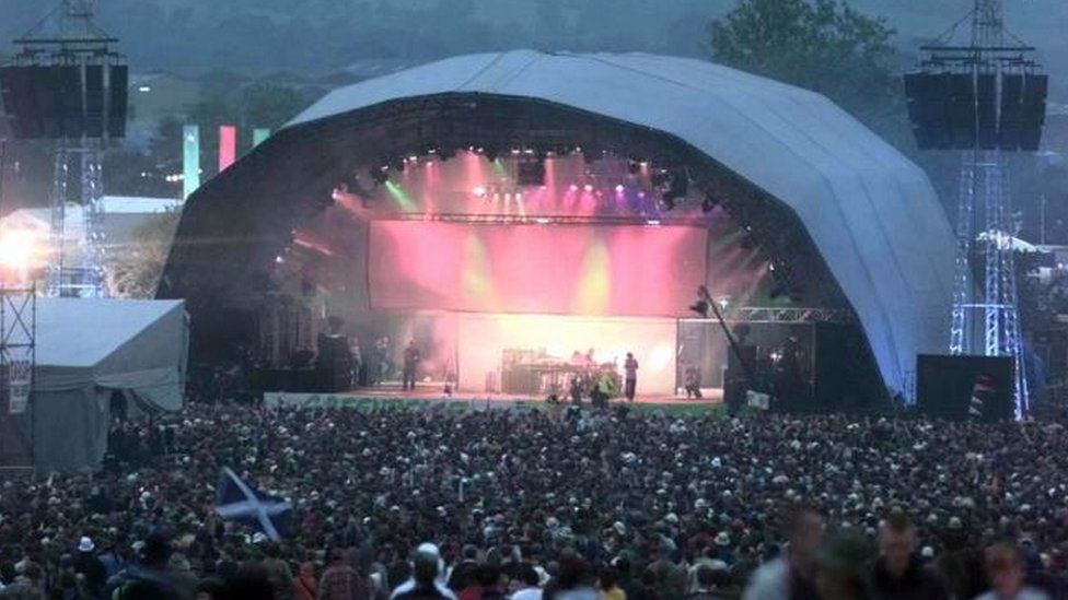 Glastonbury stage