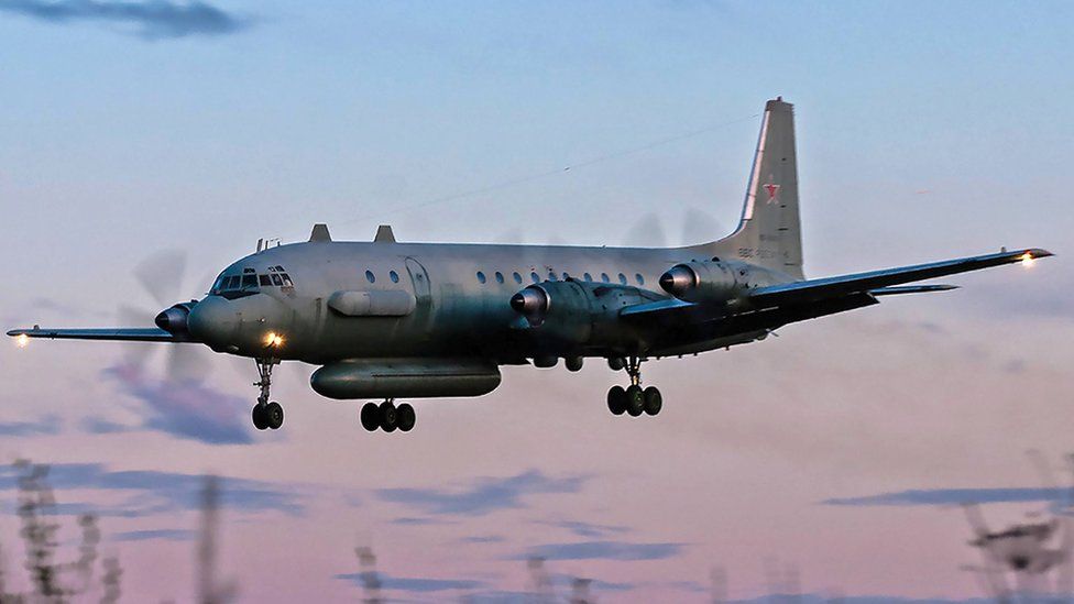 An example of a Russian Il-20 military plane