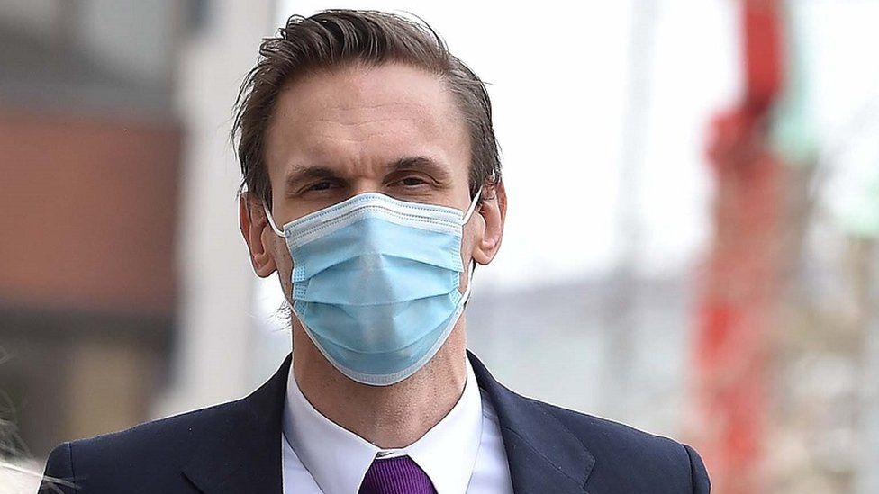 Dr Christian Jessen wearing a mask