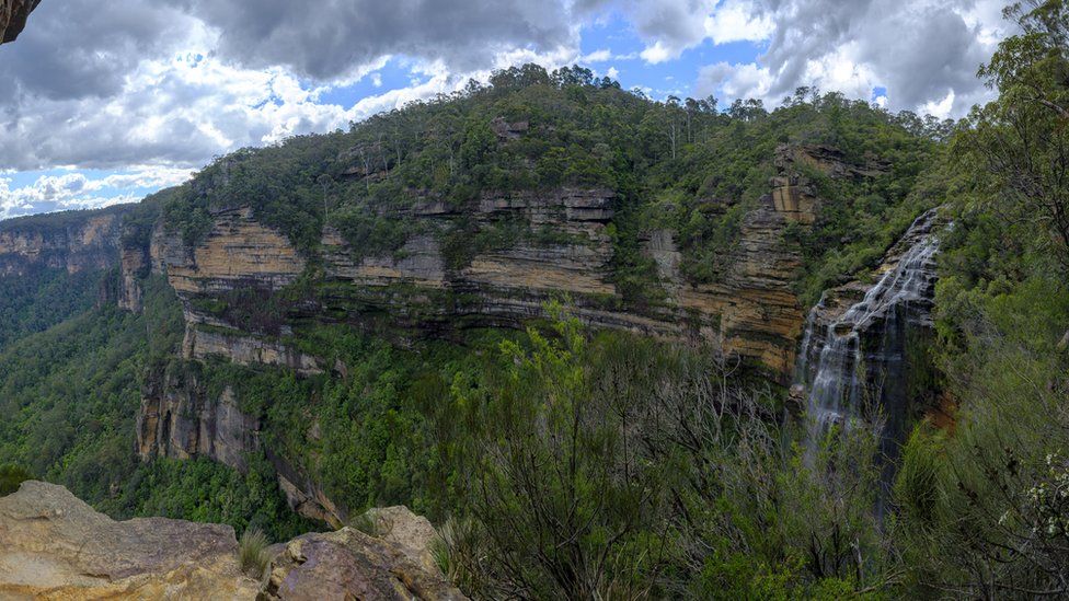 Stock image of Wentworth Falls, the Blue Mountains, New South Wales, Australia