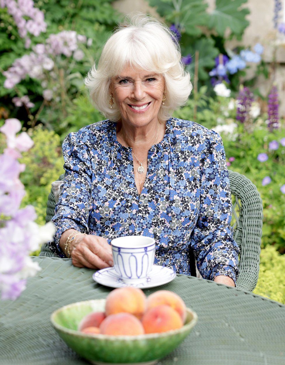 The photograph released to mark the Duchess of Cornwall's 75th Birthday