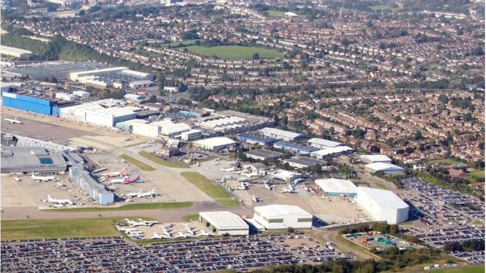 Luton Airport turns 80: Affordable travel and a Campari ad - BBC News