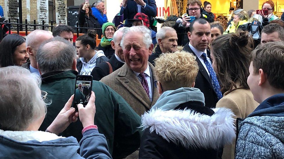 Prince Charles in Pontypridd