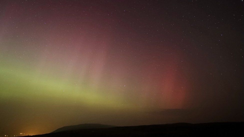 Northern Lights from Hawes