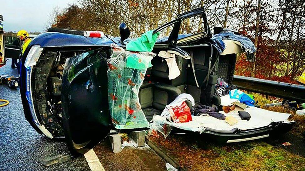 bbc news car crash today near ballymena