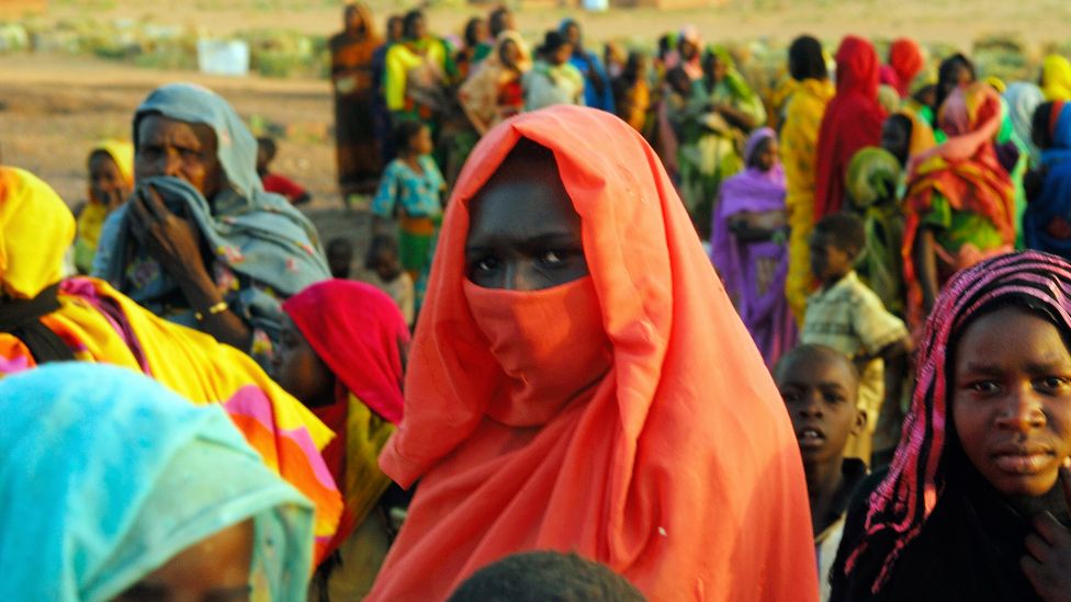 Displaced Massalit people in Darfur, Sudan