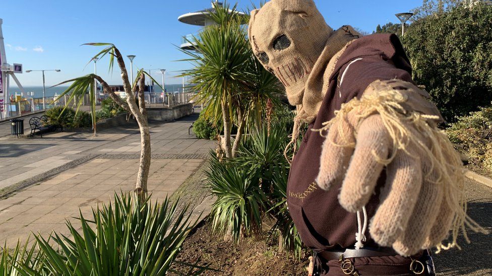 One of the cosplay artists at Horror-on-Sea