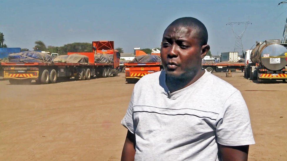Truck driver Likando Mwiya