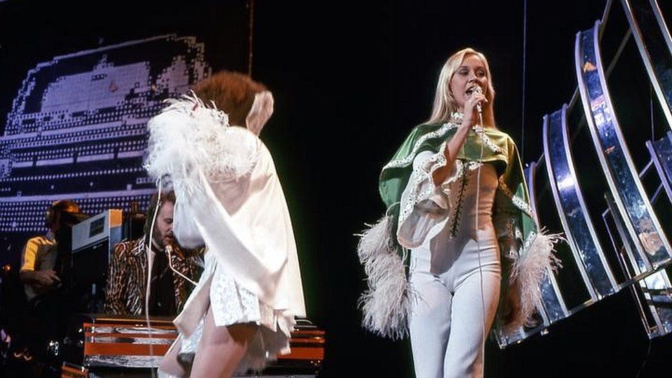 Abba performing in 1974