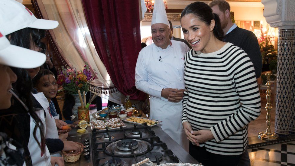 Meghan on a trip to Morocco