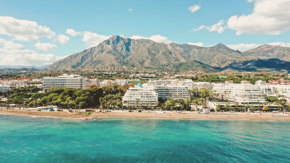 The incident occurred in Marbella, southern Spain