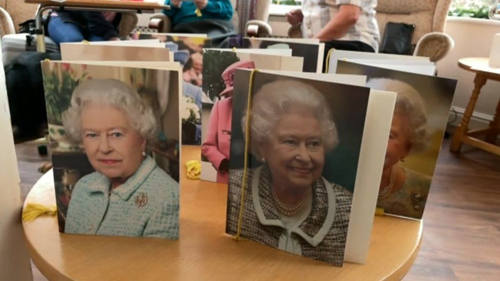 Cards from Queen Elizabeth II