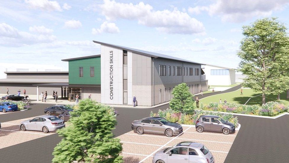 Artists impression of the new training centre