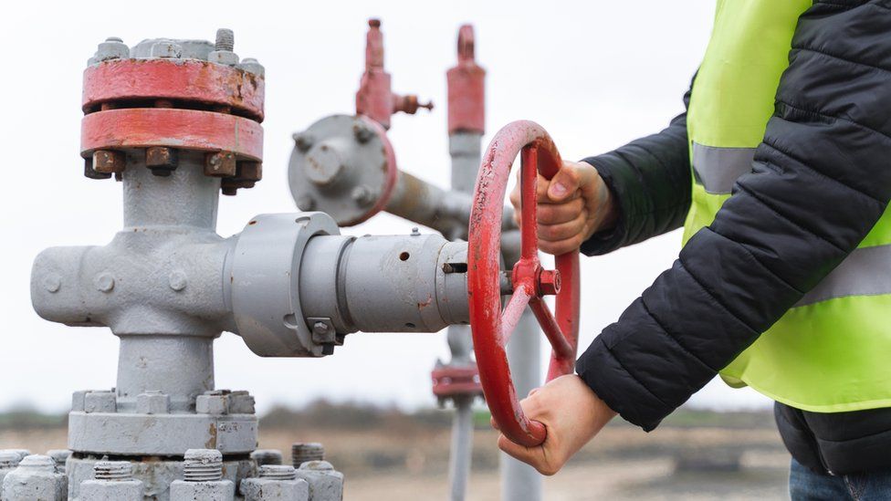 Stock image of oil pipeline