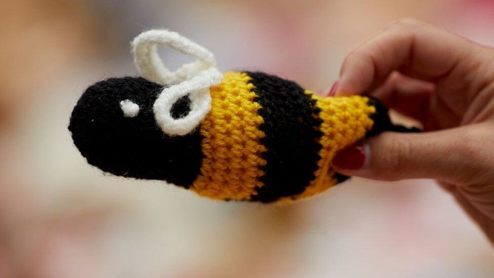 Bee toy left in tribute to Manchester Attack victims