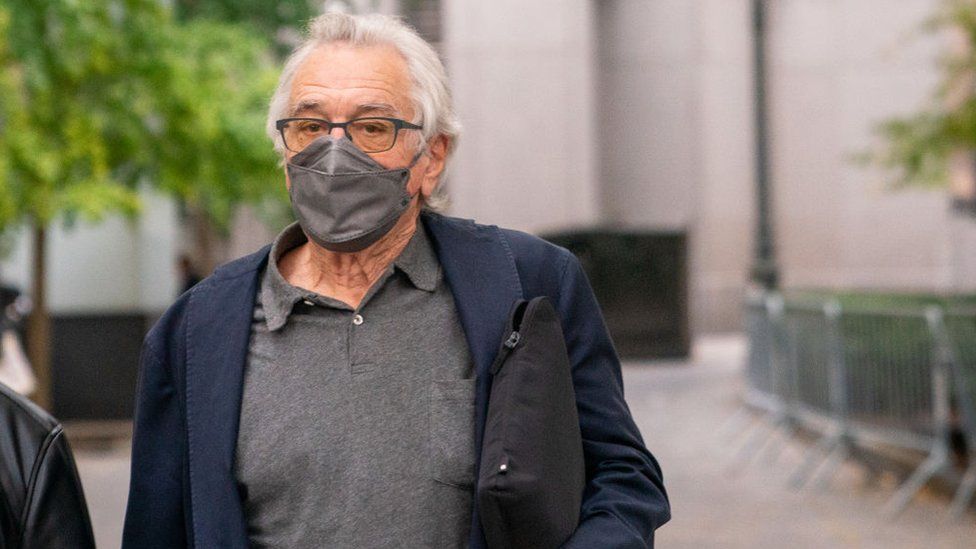 Robert De Niro attended three days of the civil trial in New York City