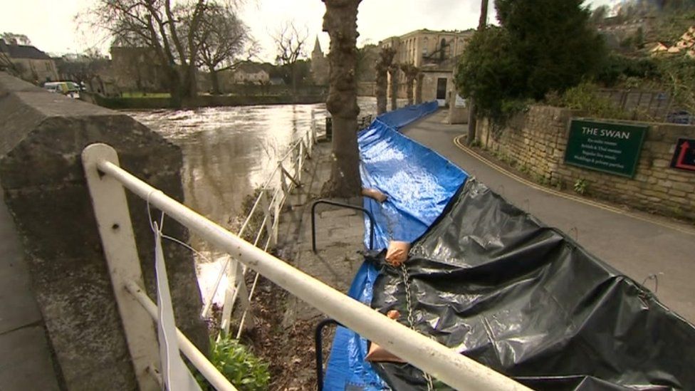 Barrier at Bradford on Avon