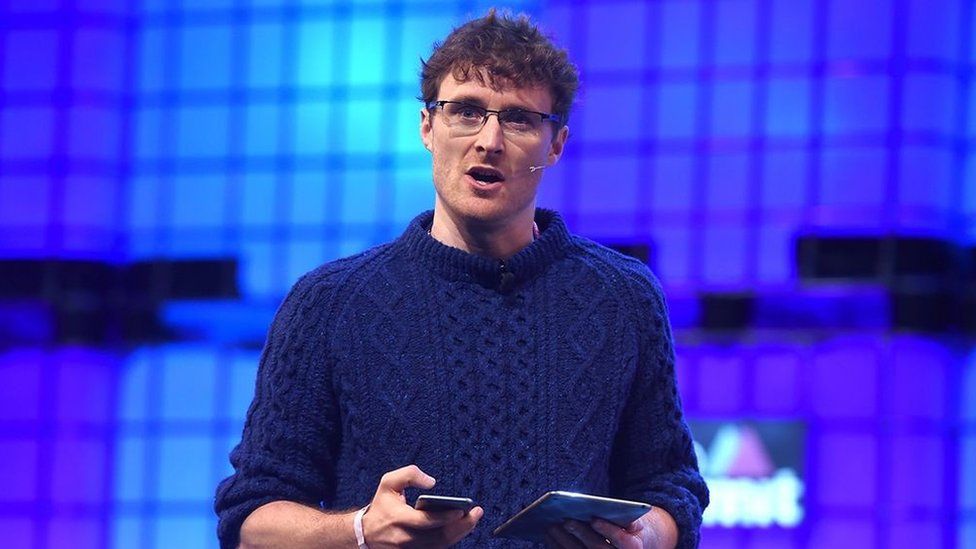 Paddy Cosgrave speaking