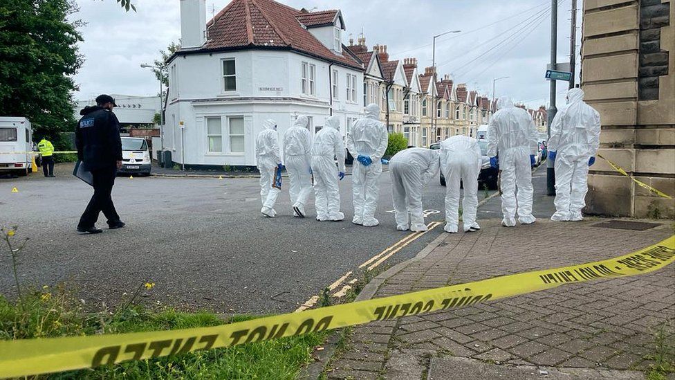 Police forensic operation