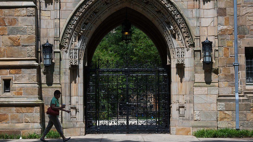 File image of a scene at Yale University