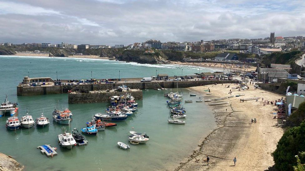 One taken to hospital after Newquay hotel incident - BBC News