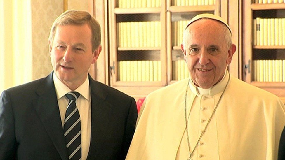 Enda Kenny and Pope Francis