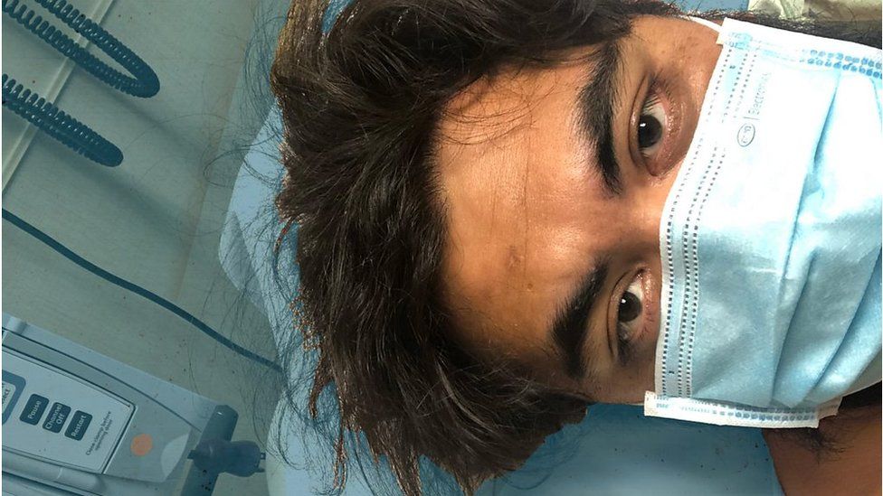 Jimmy Flores in hospital
