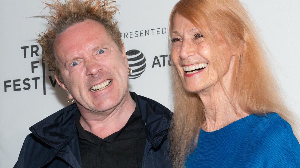 John Lydon and his wife Nora