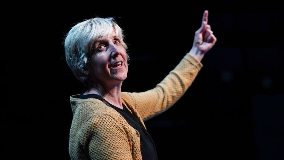 Actress Julie Hesmondhalgh, who plays Alan Bates's partner Suzanne Sercombe in the programme