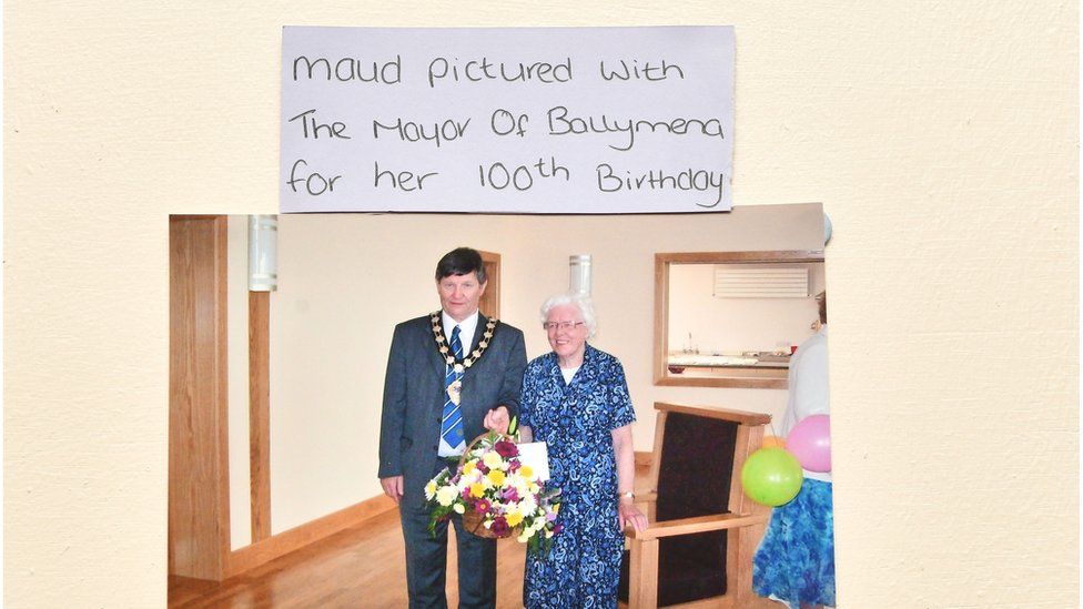 Maud Nicholl 'Ireland's oldest woman' celebrates 110th birthday BBC News