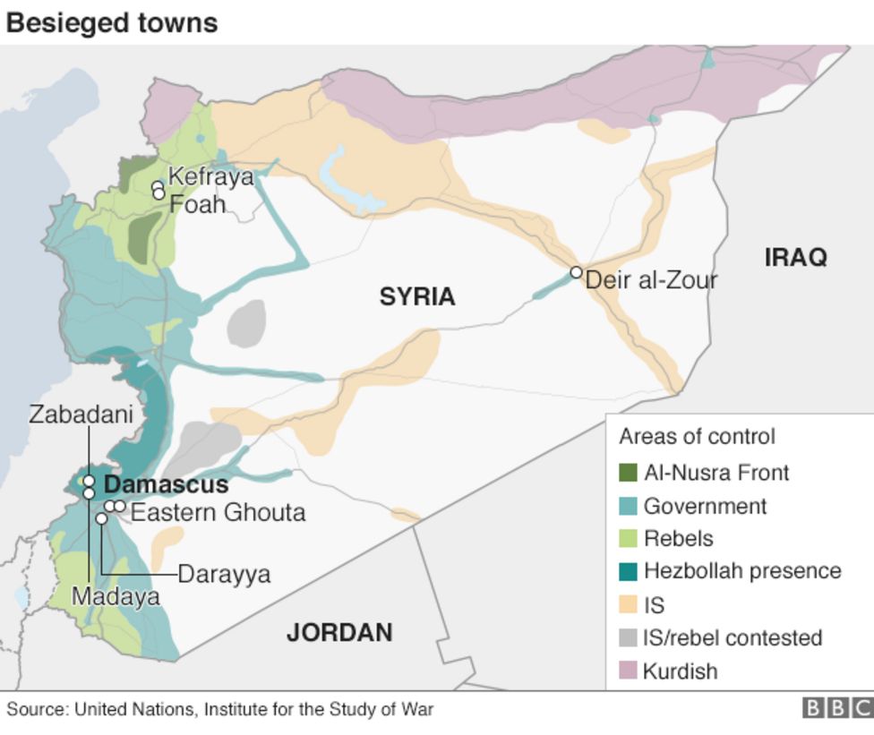 Madaya: 'Another 16 starve to death' in besieged Syrian town - BBC News