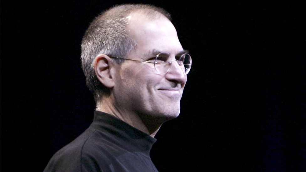 Former Apple CEO, the late Steve Jobs, delivers the keynote address during the 2006 Macworld event in San Francisco, California, US, whilst wearing his signature black turtleneck jumper