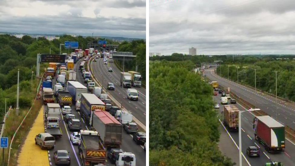 National Highways CCTV cameras on M6