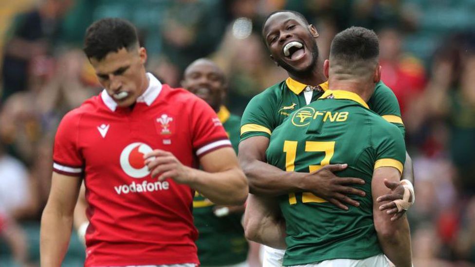 South Africa 41 13 Wales Springboks Ease To Five Try Win Bbc Sport South Africa 41 13 Wales Springboks Ease To Five Try Win Bbc Sport