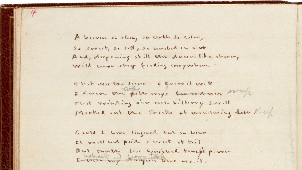 Emily Brontë's rare handwritten poems